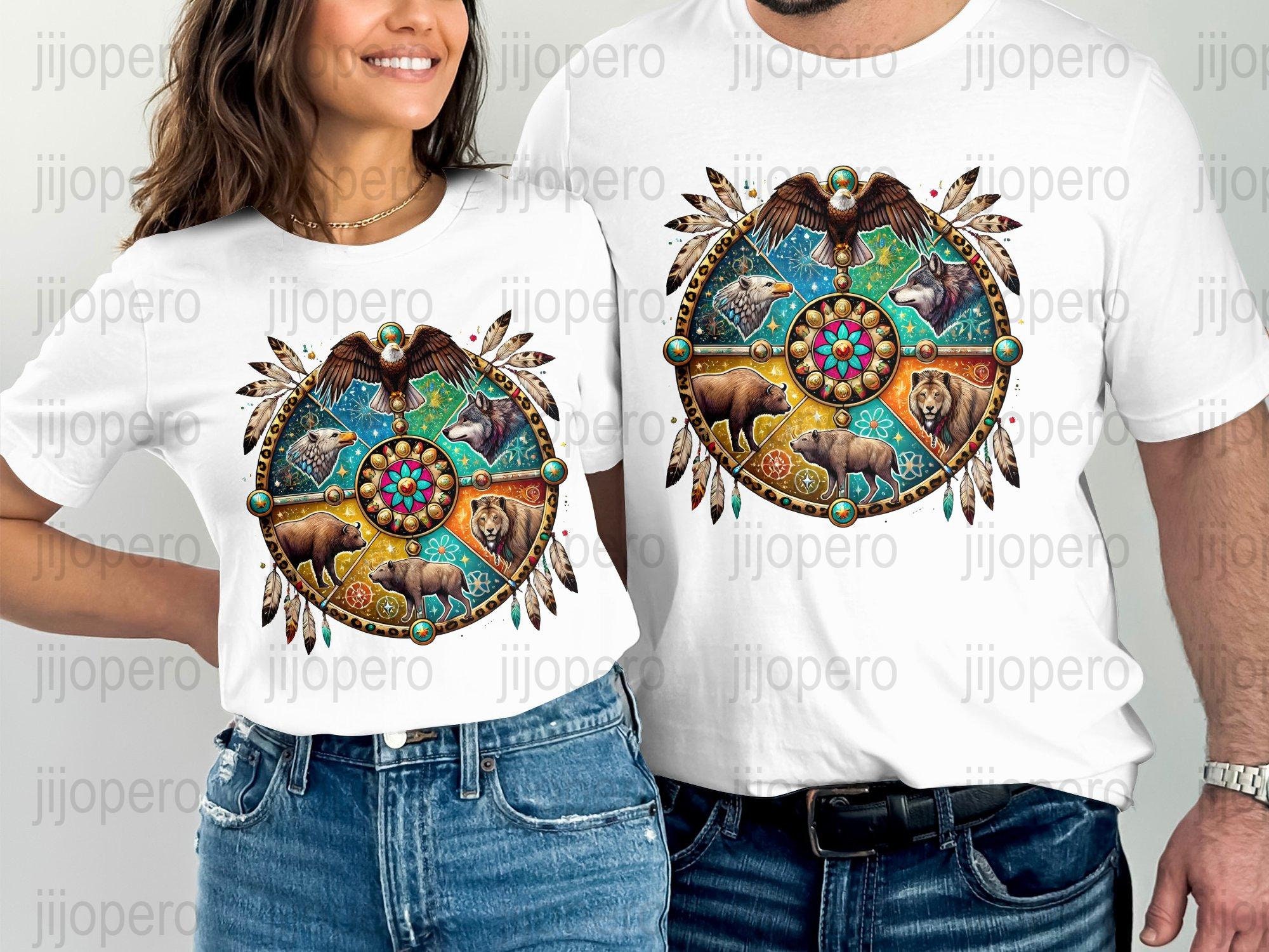 Indian Heritage PNG, Native American Art Print, Animal Spirit Mandala ...