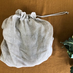 Linen vegetable bag image 6