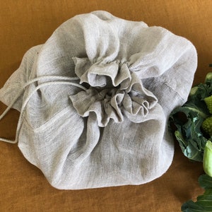 Linen vegetable bag image 7