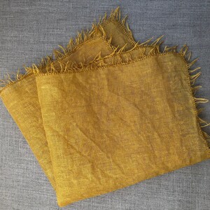Linen napkin with tassels image 6