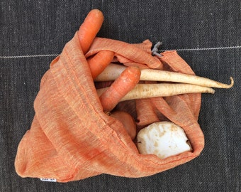 Linen vegetable bag