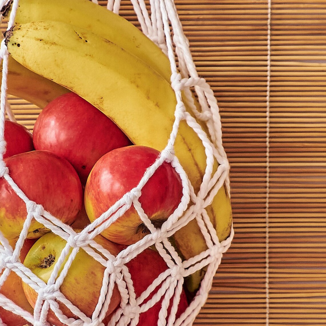 Hanging Fruit Basket Macrame Cottagecore Wall Decor for Etsy