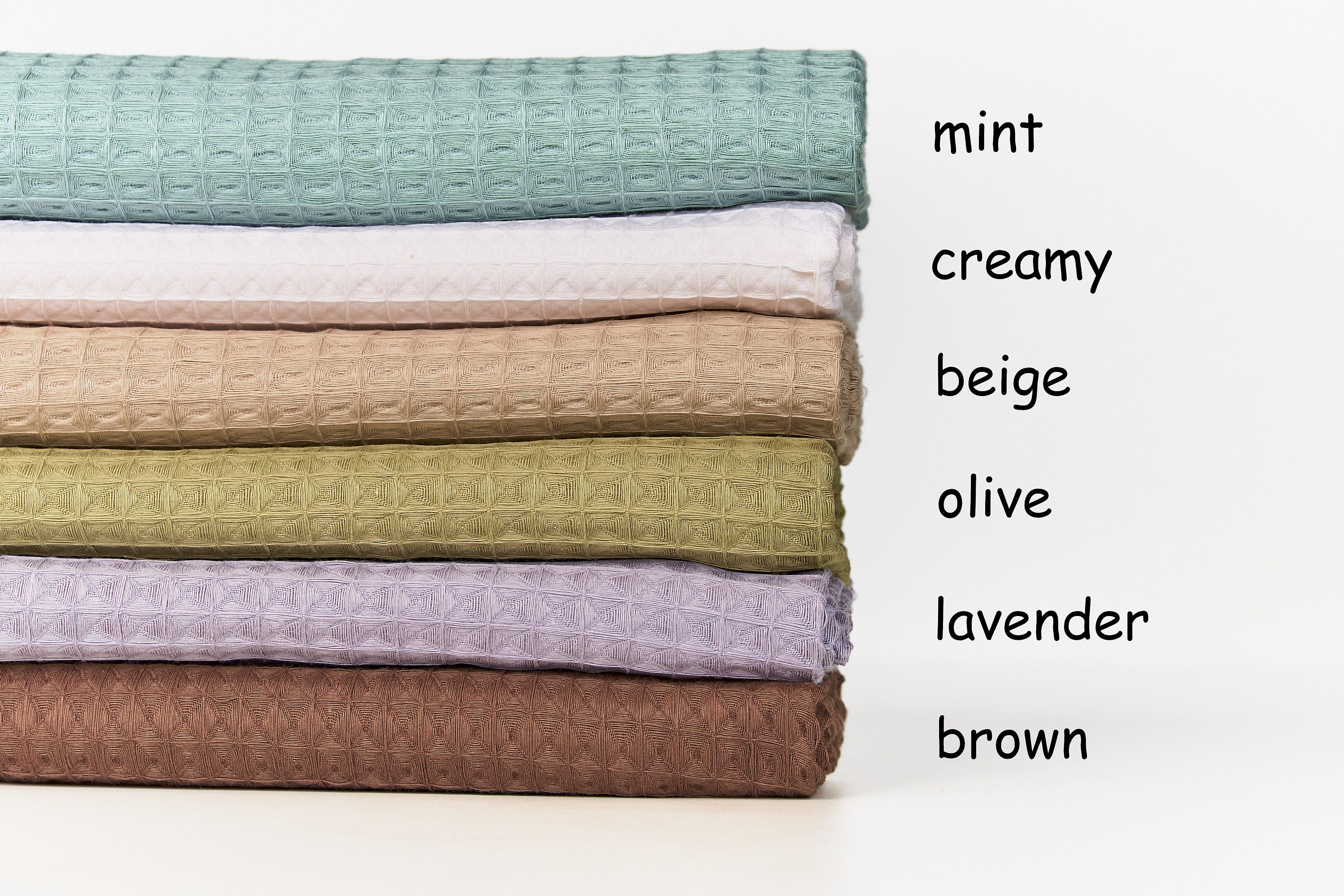 Waffle Weave Hanging Dish Towel, Custom Unpaper Towels, Soft Kitchen