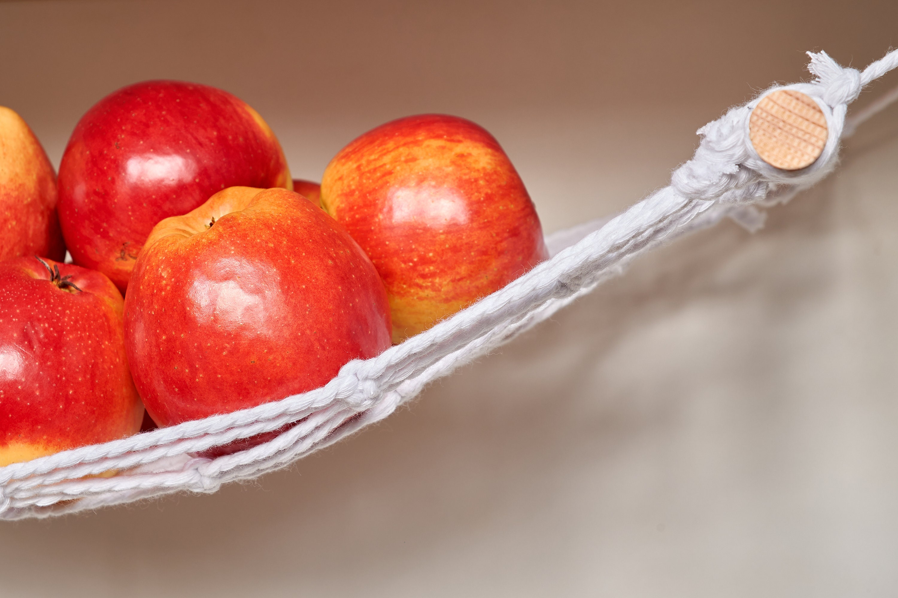 Fruit and vegetable hammock macrame Under produce Etsy