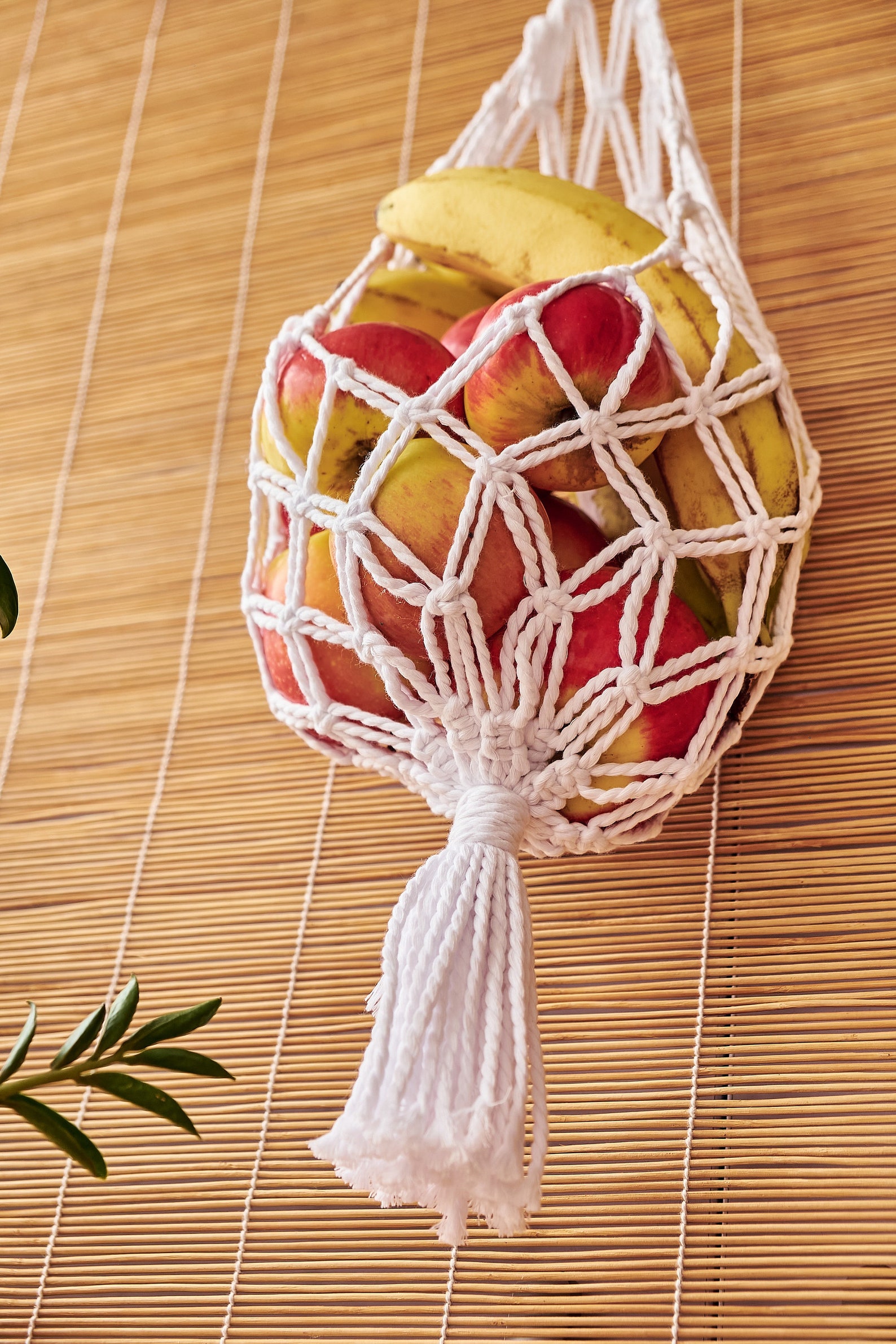 Hanging Fruit Basket Macrame Cottagecore Wall Decor for Etsy