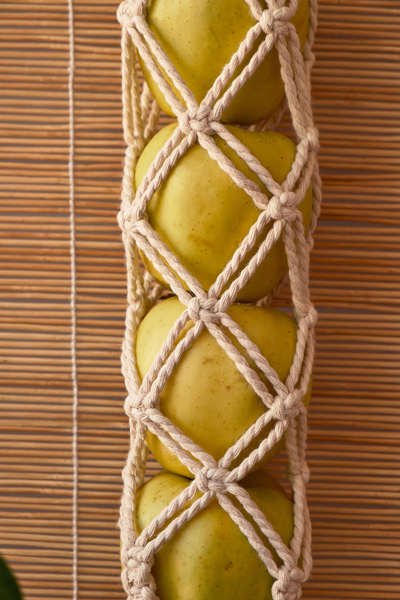Macrame hanging fruit basket Macrame fruit holder for Etsy