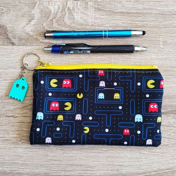 PACMAN Toiletry Bag Purse Storage Bag. Eater. Retro Gamer 