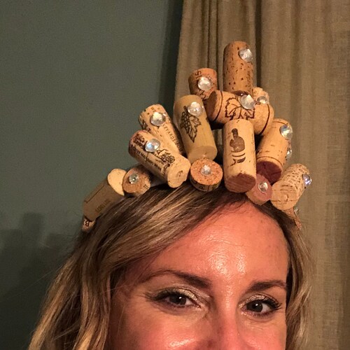 Christmas Gift Hostess Wine Cork Crown Bachelorette Party Etsy