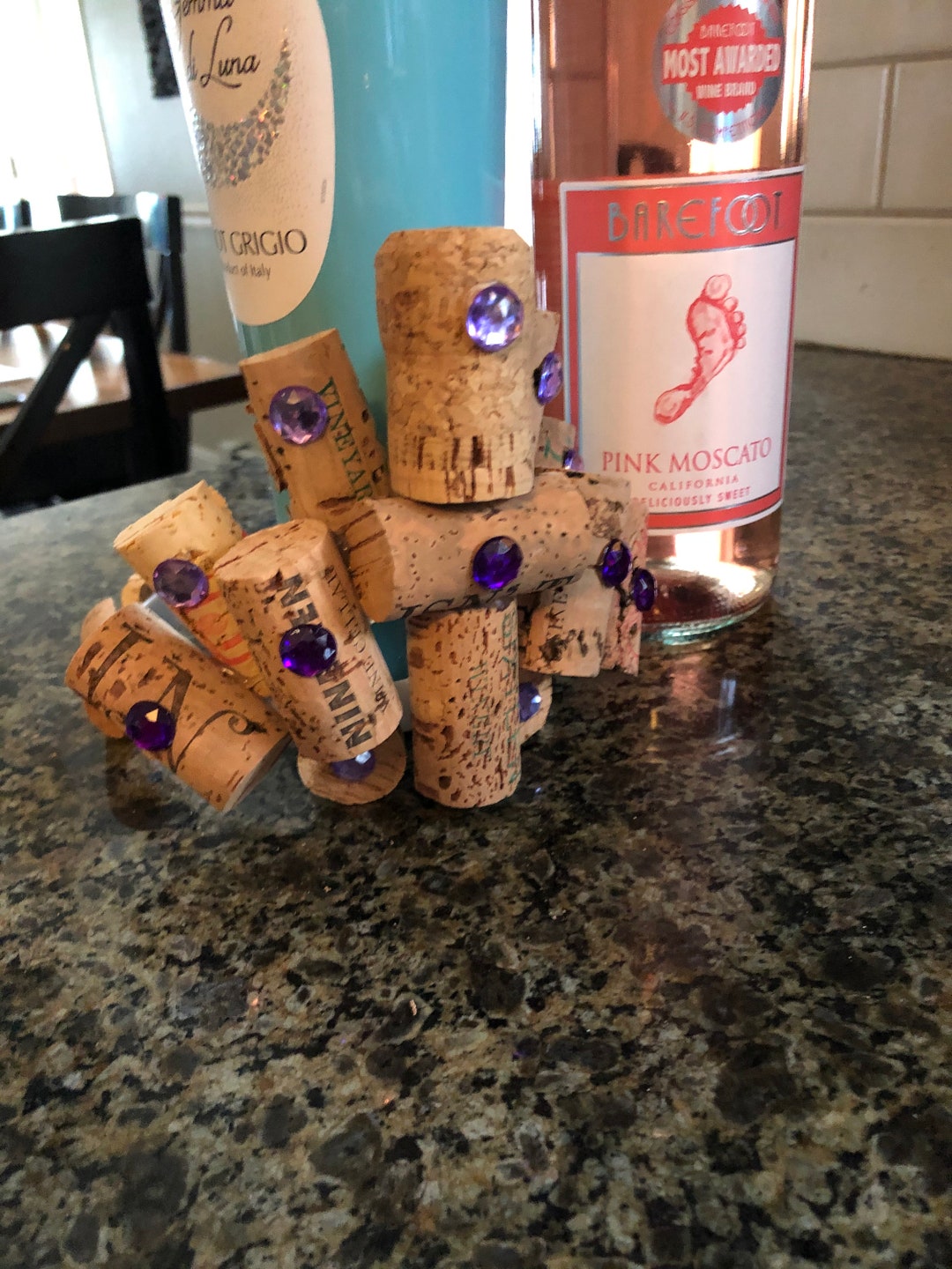 Wine Cork Crown Birthday Gift Cork Gift Wine Gift Etsy
