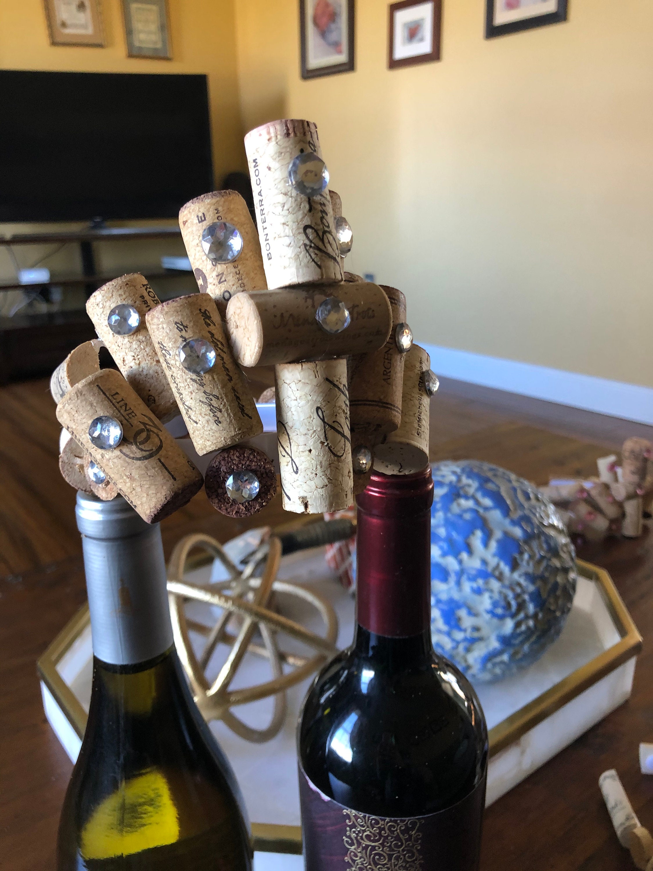 Christmas Gift Hostess Wine Cork Crown Bachelorette Party Etsy