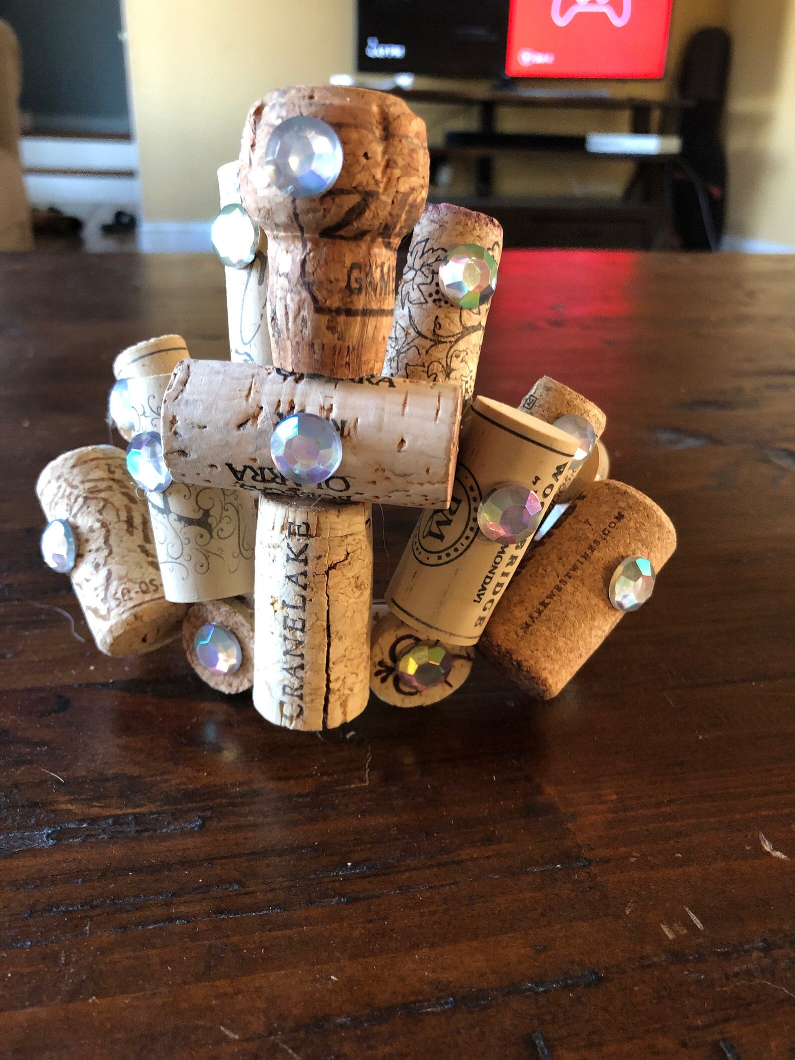 Wine Cork CrownIridescent Gems Etsy
