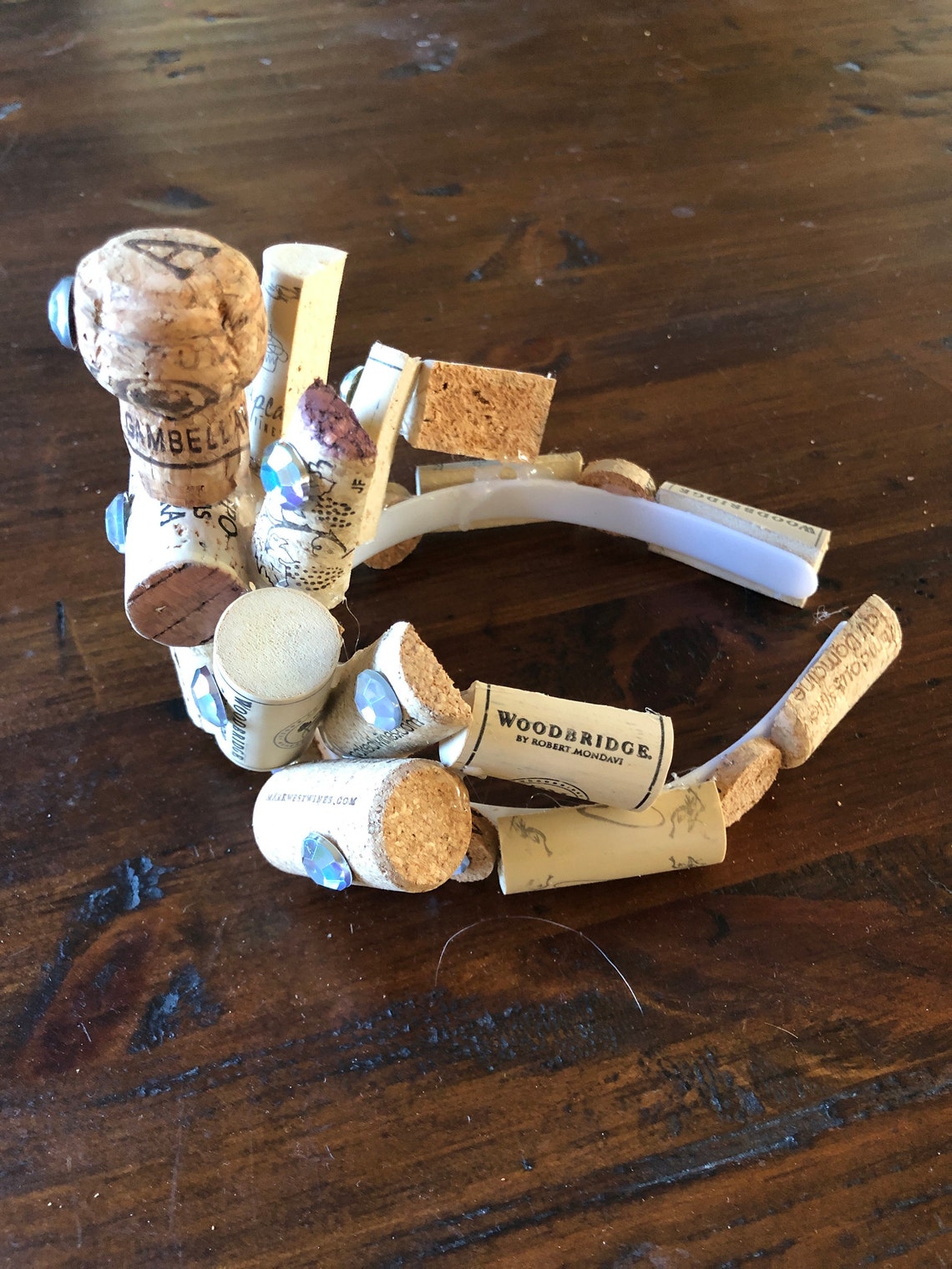 Wine Cork CrownIridescent Gems Etsy
