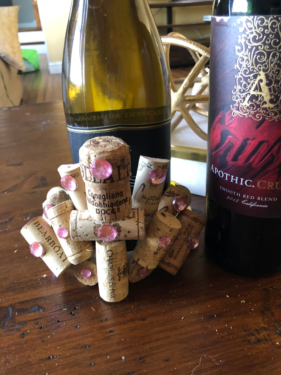 Wine Cork Crownrosayyyyy Etsy