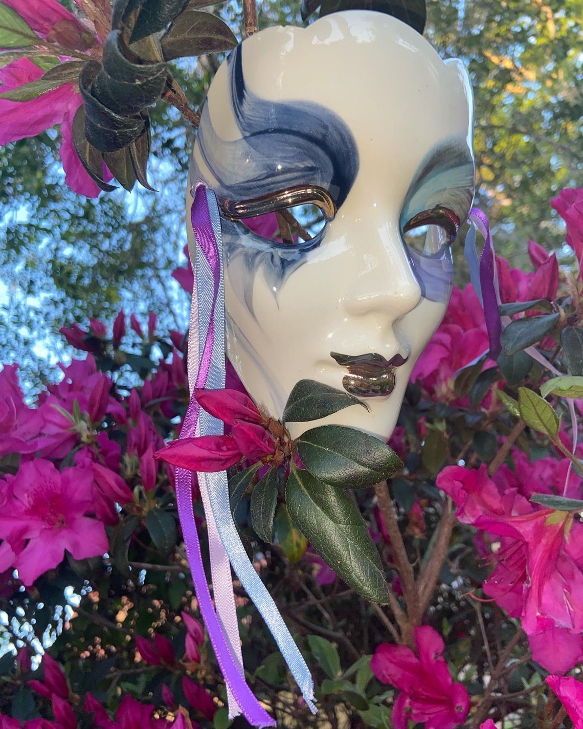 Signed Masquerade Mask Made In New Orleans Etsy