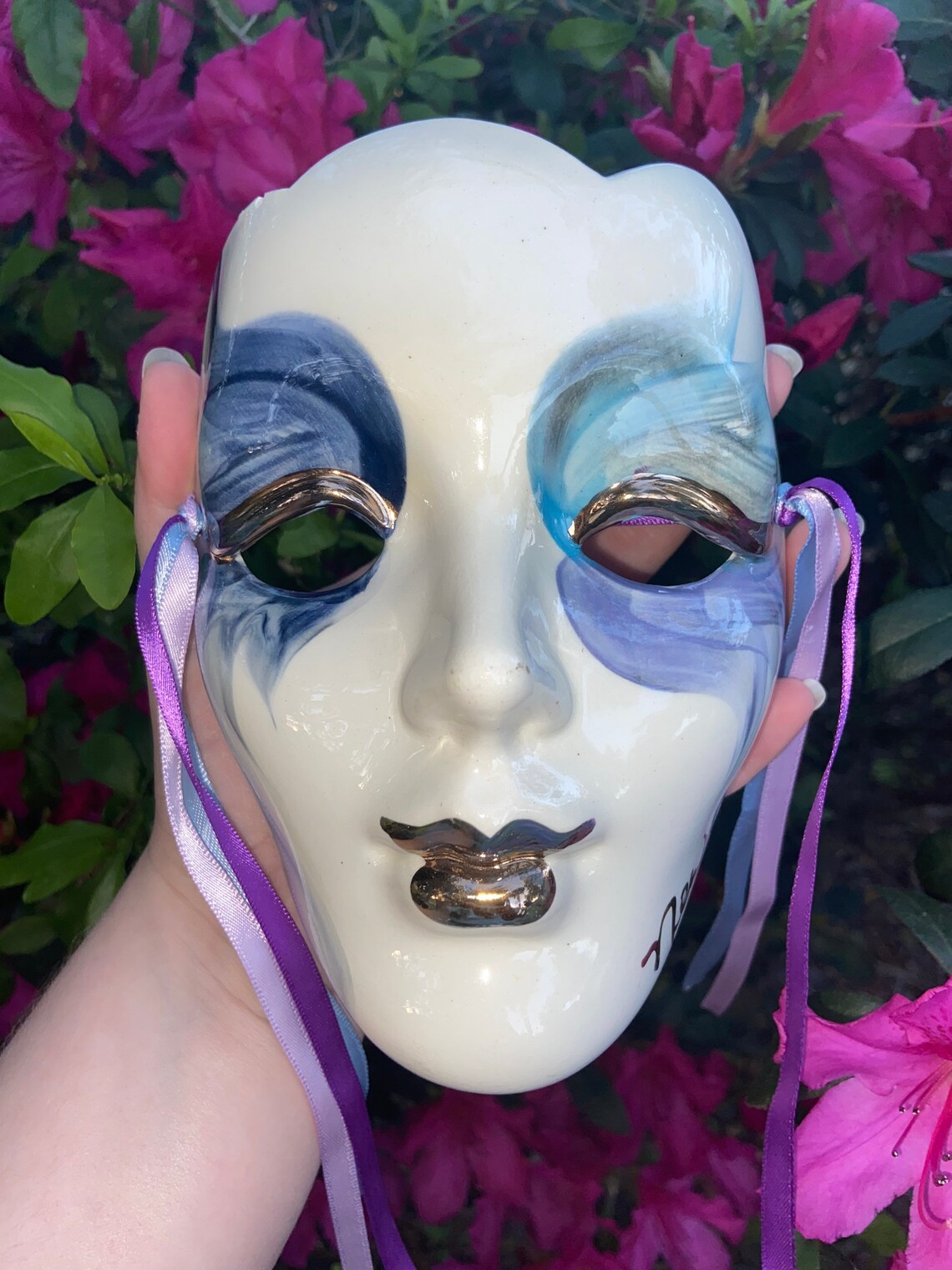 Signed Masquerade Mask Made In New Orleans Etsy