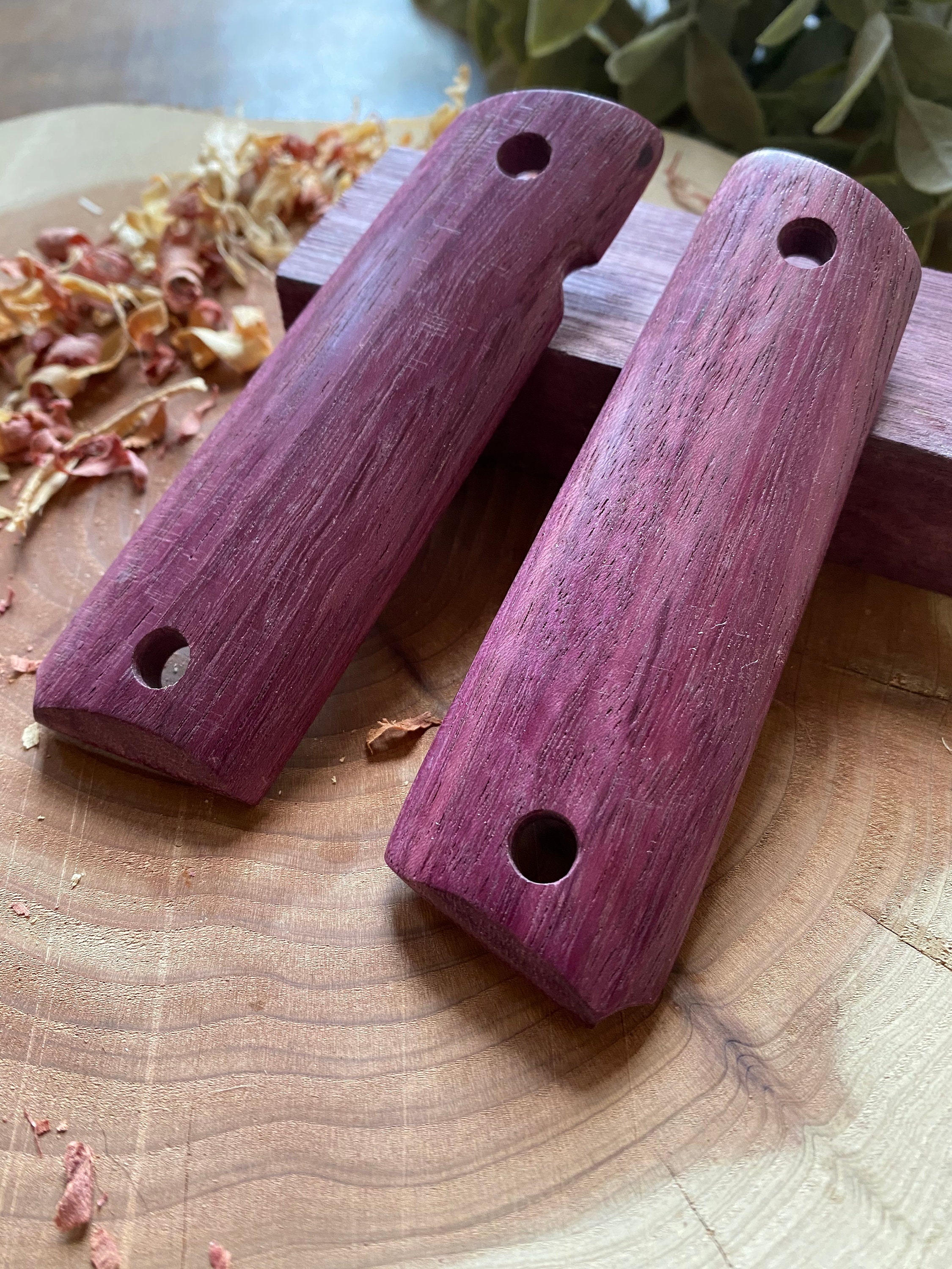 Purple Heart 1911 Firearm Grips Etsy