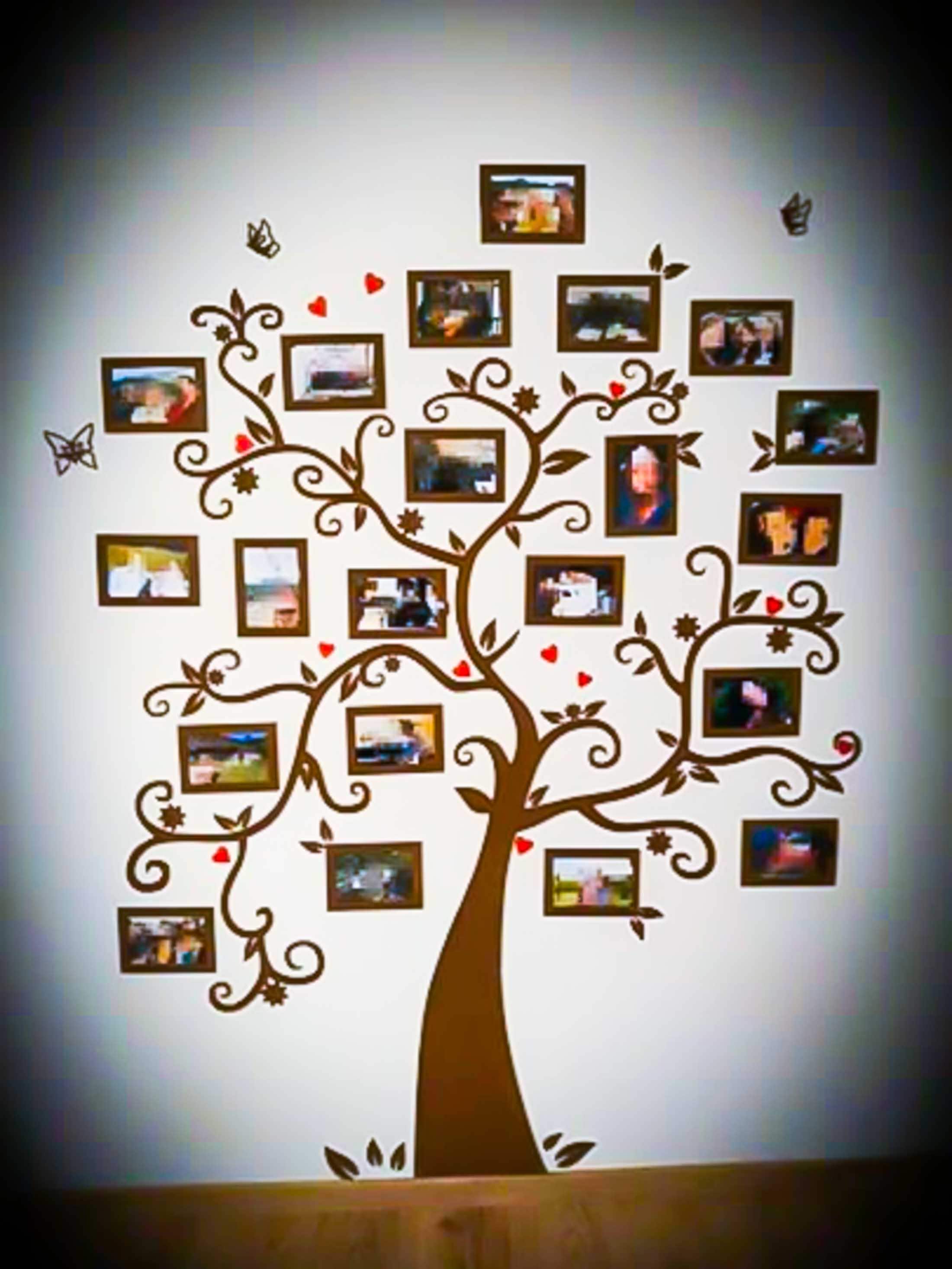 Wood Family Tree Bedroom Family Tree Living room Wall Wood Etsy