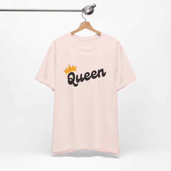 Buy Queen Crown Tee, Royalty Shirt, Queen Top, Royal Couple Gift