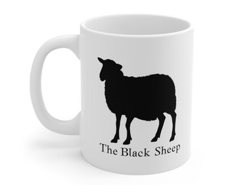 Black Sheep Coffee Mug: Rebellious Farm Animal Gift