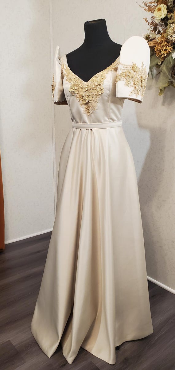 sachin and babi light blue dress Champagne Bridesmaid Dresses & Gowns for Women