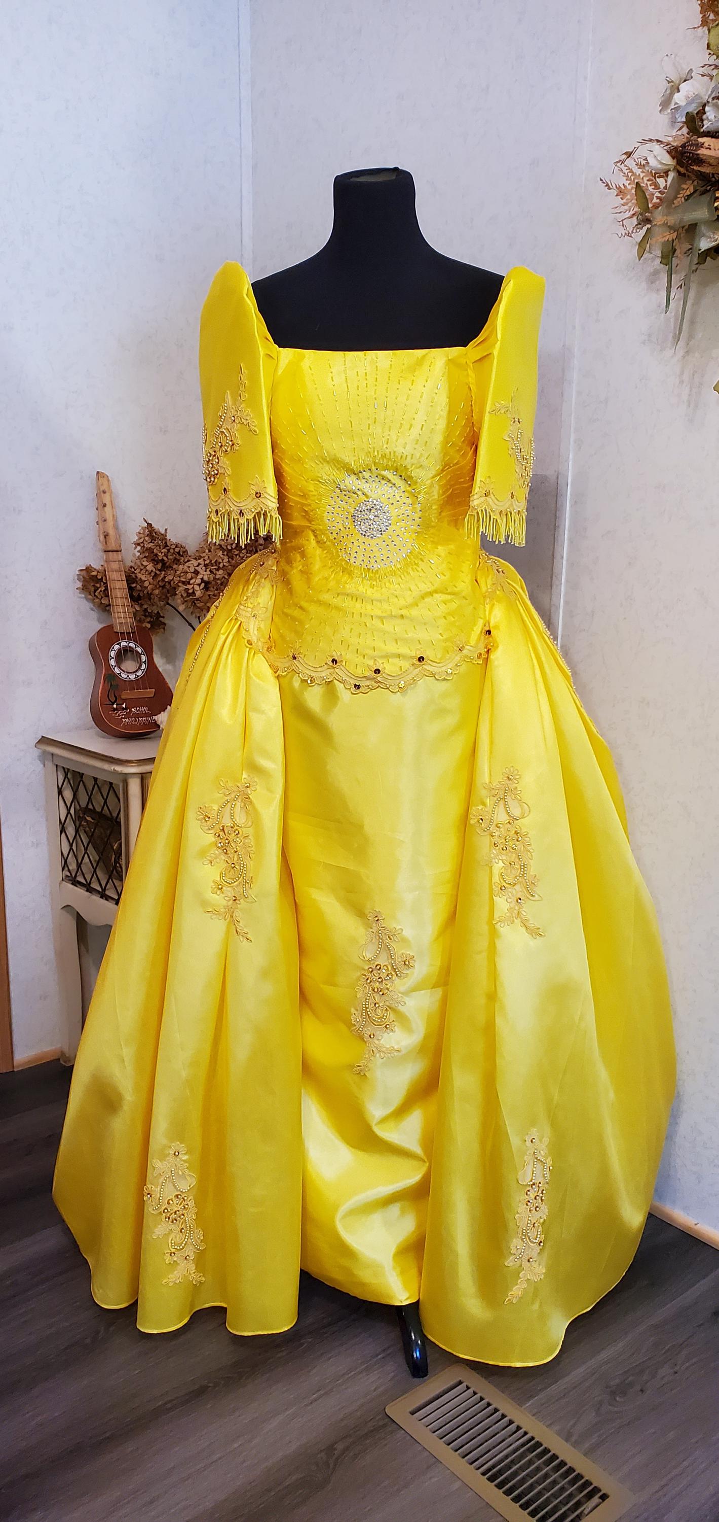 slim fit dress slacks Baro't Saya Filipiniana Tagalog Special Double Lining with Piping Brow –  Sukli main image 1