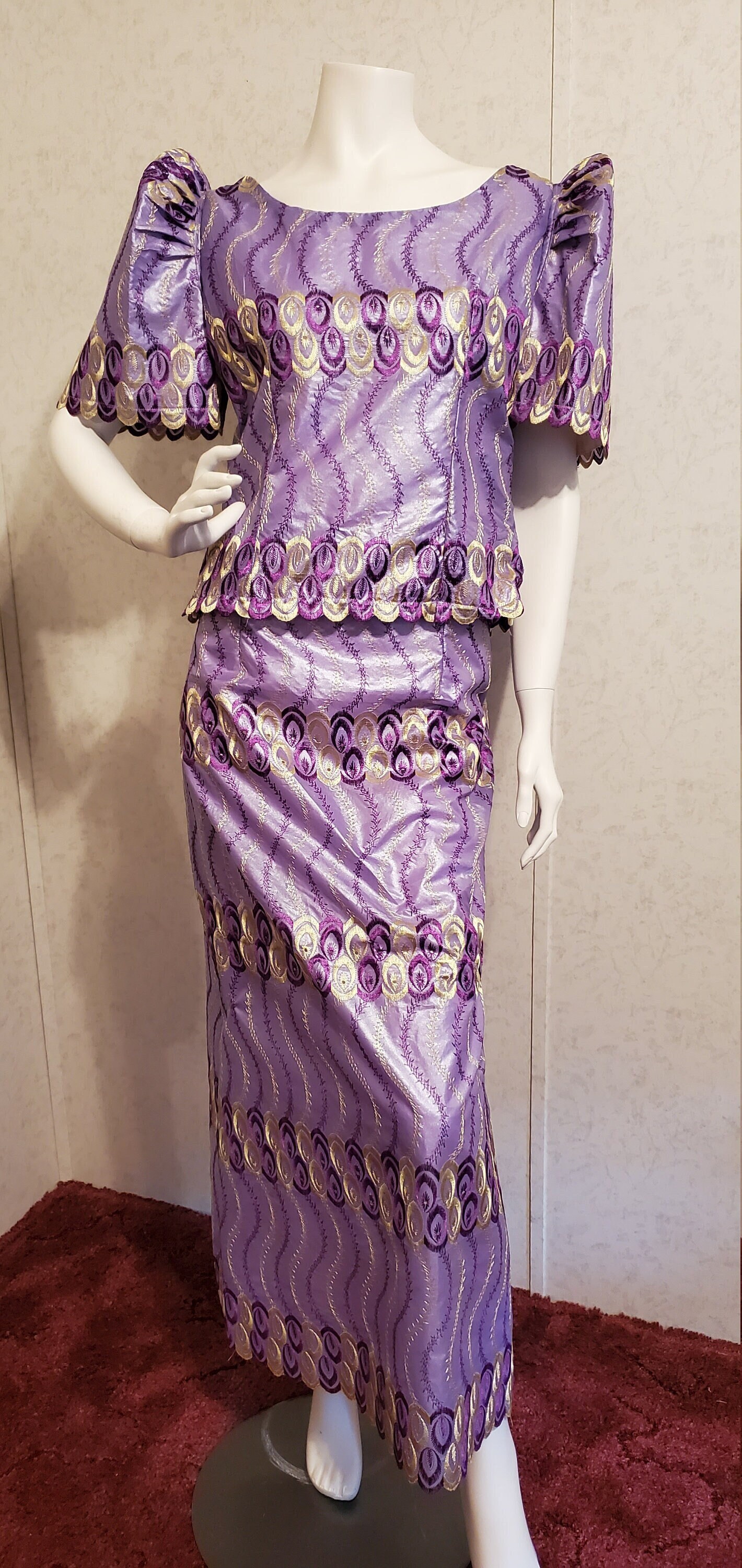 Modern Filipiniana Dress Terno Sleeves 
