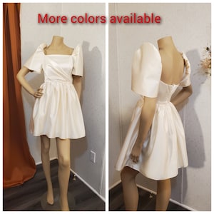Ivory drape top and sherring skirt filipiniana dress. More colors available.