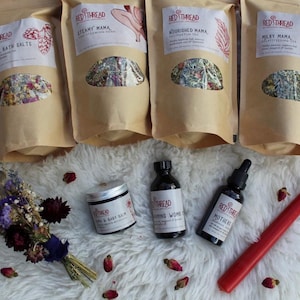 Postpartum New Mama Herbal Gift Bundle/ Care Package image 1