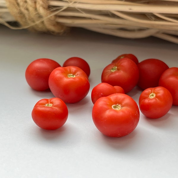 Miniature tomato 1:12 scale  Dollhouse vegetable  Miniature realistic vegetable 1/6  Miniature food  Dollhouse Miniature Kitchen Tiny tomato