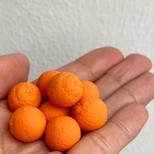 Miniature fruit 1:6, miniature food, dollhouse fruit, miniature orange, 1/6 scale fruit, tiny kitchen, dollhouse miniatures