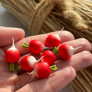Miniature vegetable, Dollhouse Vegetables, 1:6 scale doll food, Miniature Food, Dollhouse Miniatures vegetable, Miniature Garden 1/6