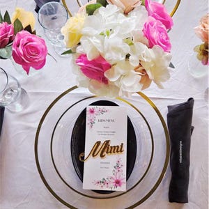 Custom Name Placement Cards with Adhesive – Personalized Guest Seating Stickers for Weddings, Events, and Parties