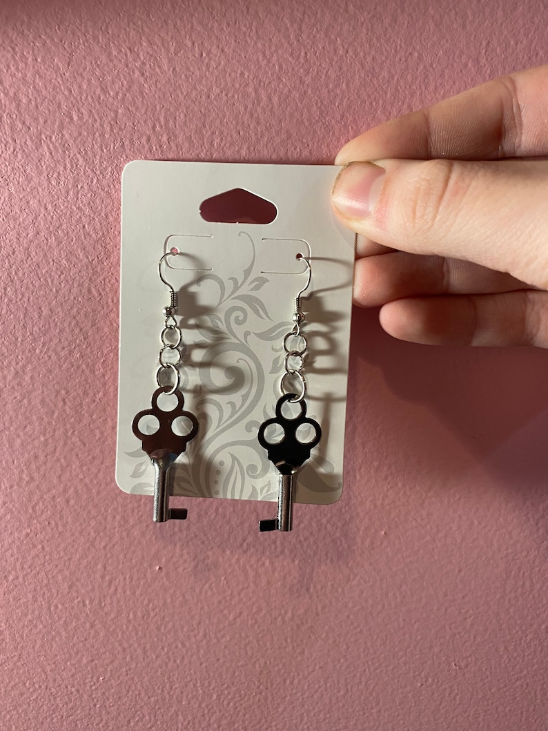 key earrings