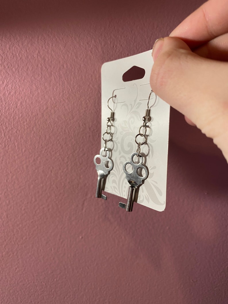 key earrings