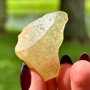 Libyan Desert Glass, Raw Authentic Tektite, RARE Libyan Gold Tektite, 12.7g