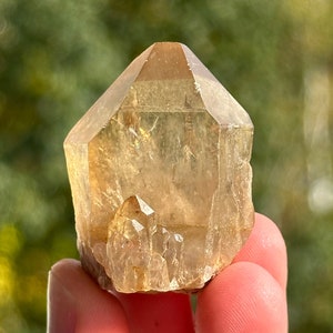 Kundalini Smoky Citrin CLUSTER Point aus dem Kongo, SELBSTVERSTÄNDNIS, seltener authentischer Kongo-Citrin, ganz natürlich, Honigfarbe, aus Afrika