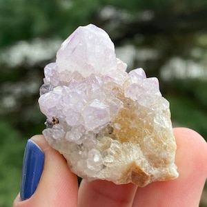 Amethyst / Citrine Spirit Quartz CLUSTER, South African Cactus Quartz, Fairy Quartz from Boekenhouthoek, South Africa, Ametrine