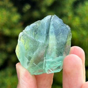RARE BLUE + Green Fluorite Chunk from Erongo Mountains, STUNNING Range of Blue Colors, Uv Fluorescent, Erongo Mountain Region, Namibia, 34g