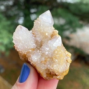 Amethyst Spirit Quartz CLUSTER, South African Cactus Quartz, Fairy Quartz from Boekenhouthoek, South Africa