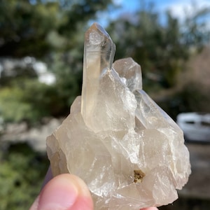 140g Zimbabwean Smoky Citrine Quartz Self-Standing Cluster from Marondera, Zimbabwe, Natural Citrine Quartz