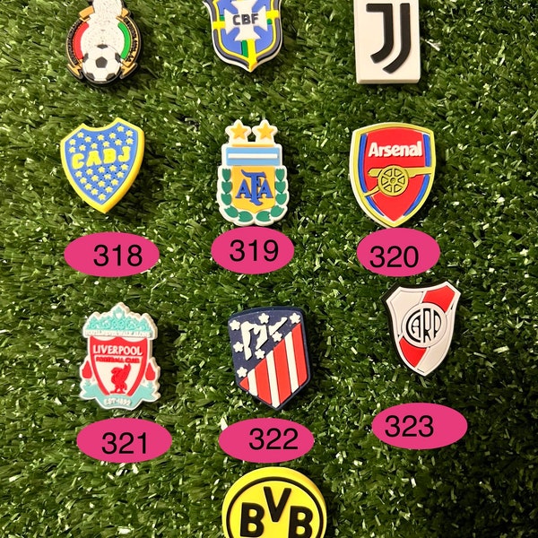 Premier League Soccer Jibbitz Etsy