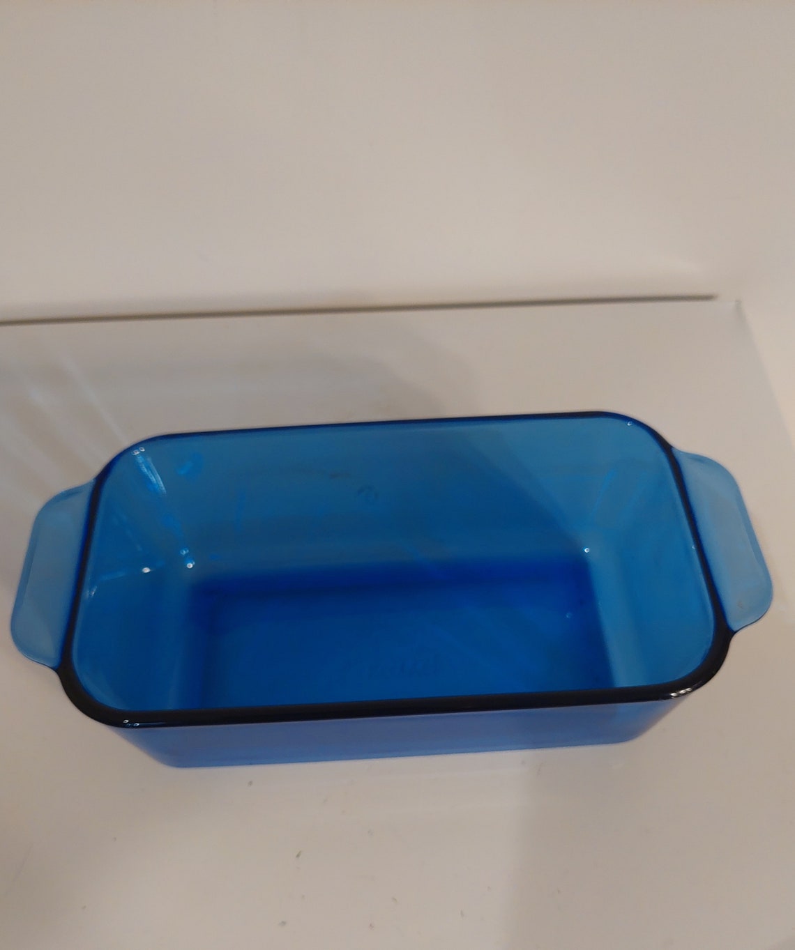 Pyrex Cobalt Peacock Blue Bread Loaf Baking Pan - Etsy
