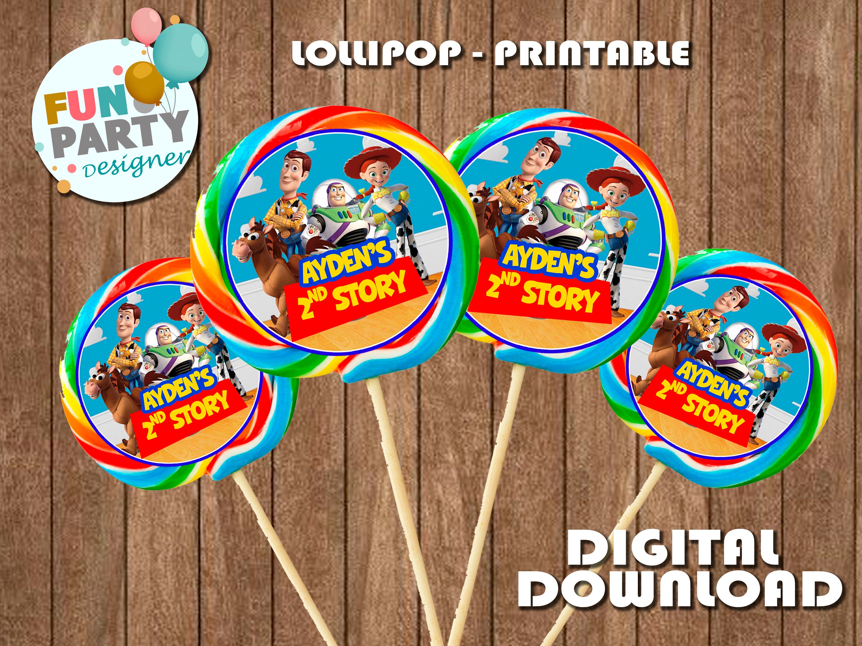 Toy Story Lollipop Toy Story Lollipop Toy Story Birthday Etsy UK
