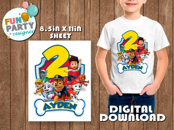 Paw Patrol Shirt T-shirt Paw Patrol Boy 