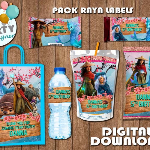 Raya and the Last Dragon Party Cups - Etsy