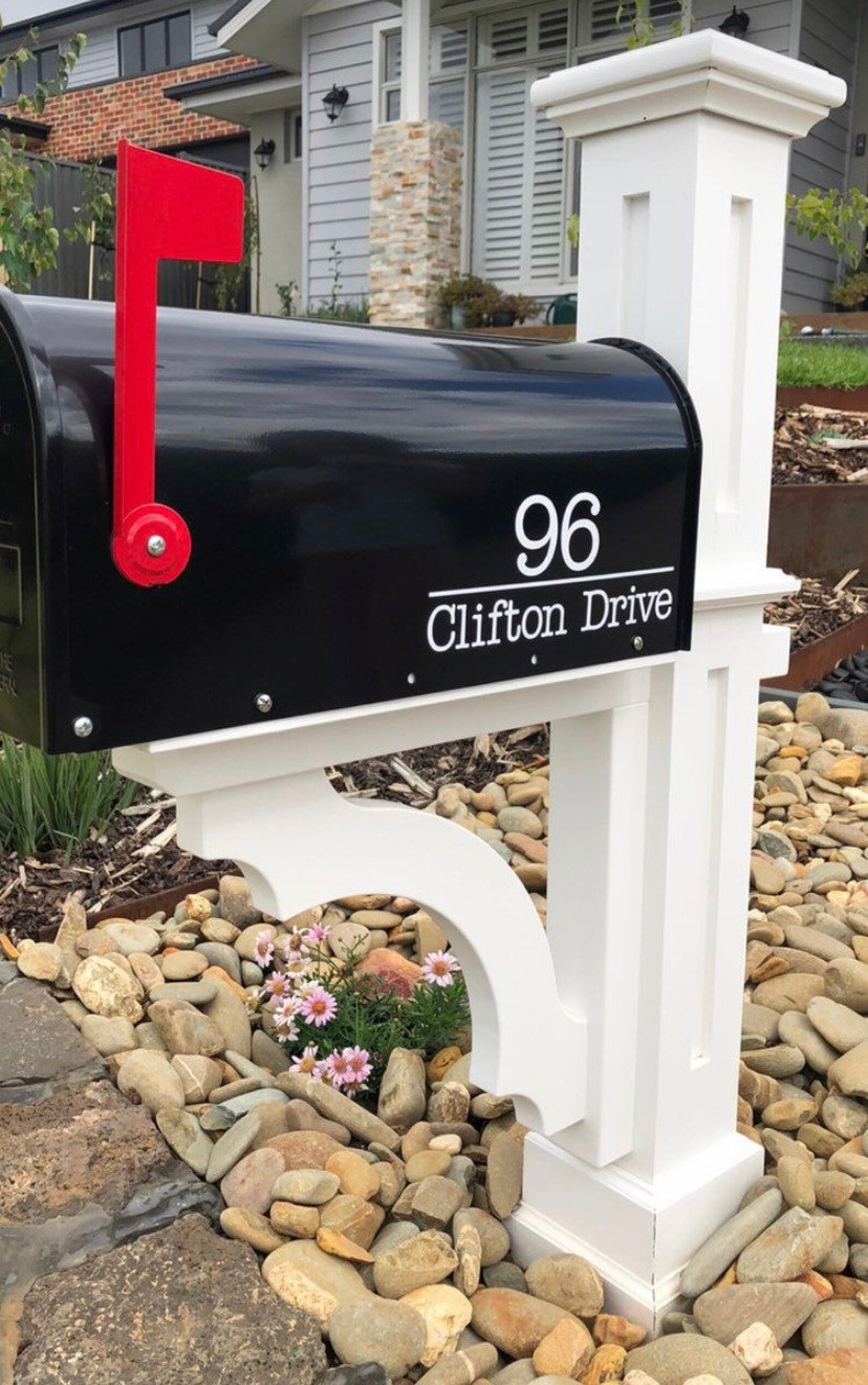 Custom Mailbox Decal / Letterbox Address Label / Mail Box Etsy UK