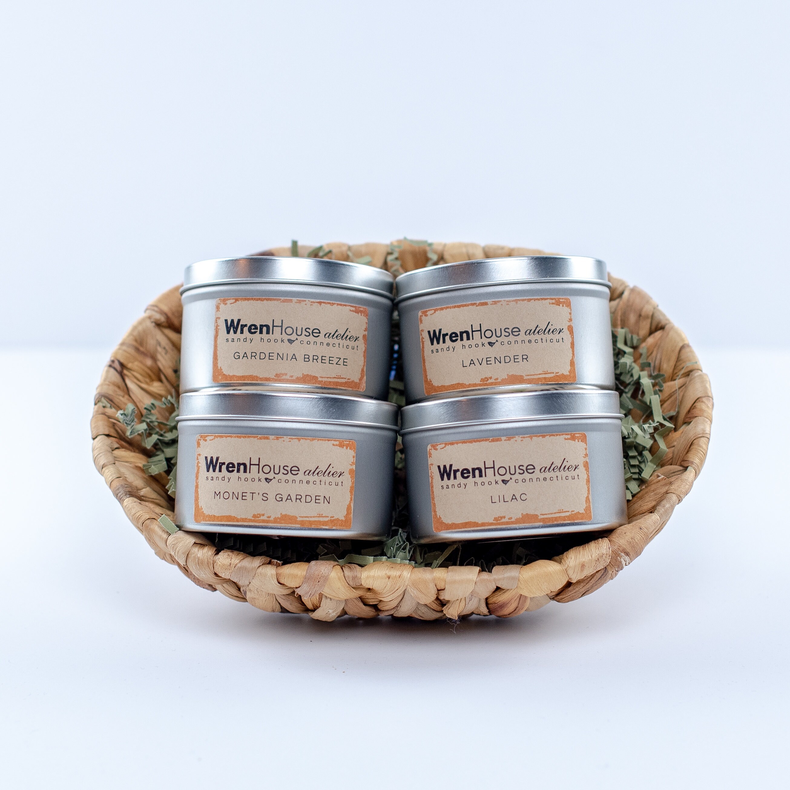 Floral Candle Gift Basket Etsy