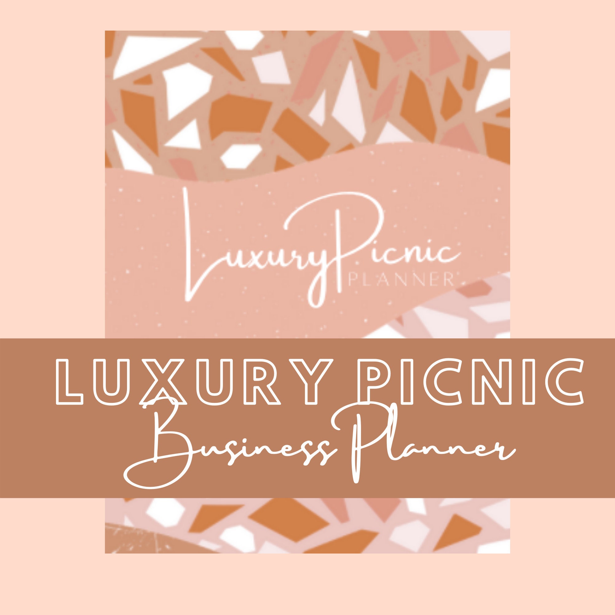 Luxury Picnic Business Planner Business Planner Event Etsy