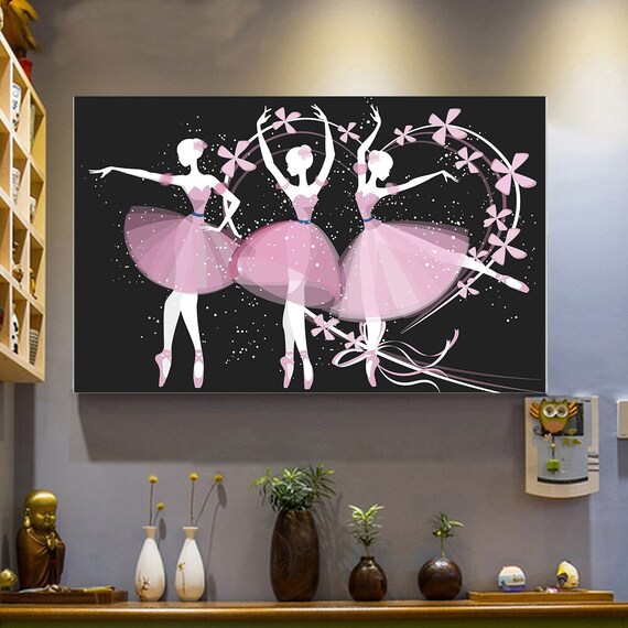 Dance Art Painting on Canvas Original Lover Art Gift Etsy
