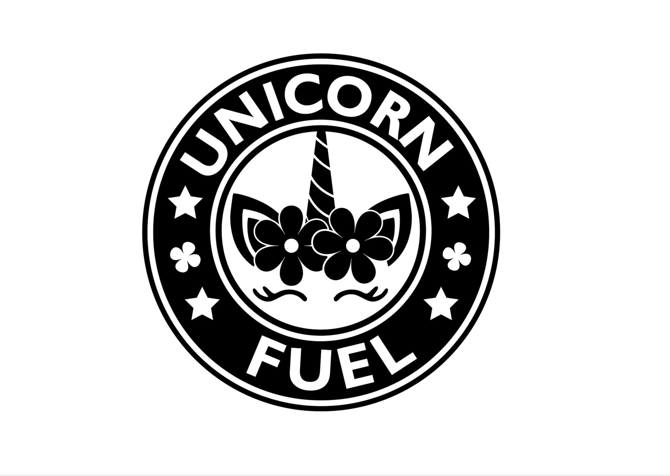 Unicorn Fuel Decal Fantasy Unicorn Decal Unicorn Bumper Etsy